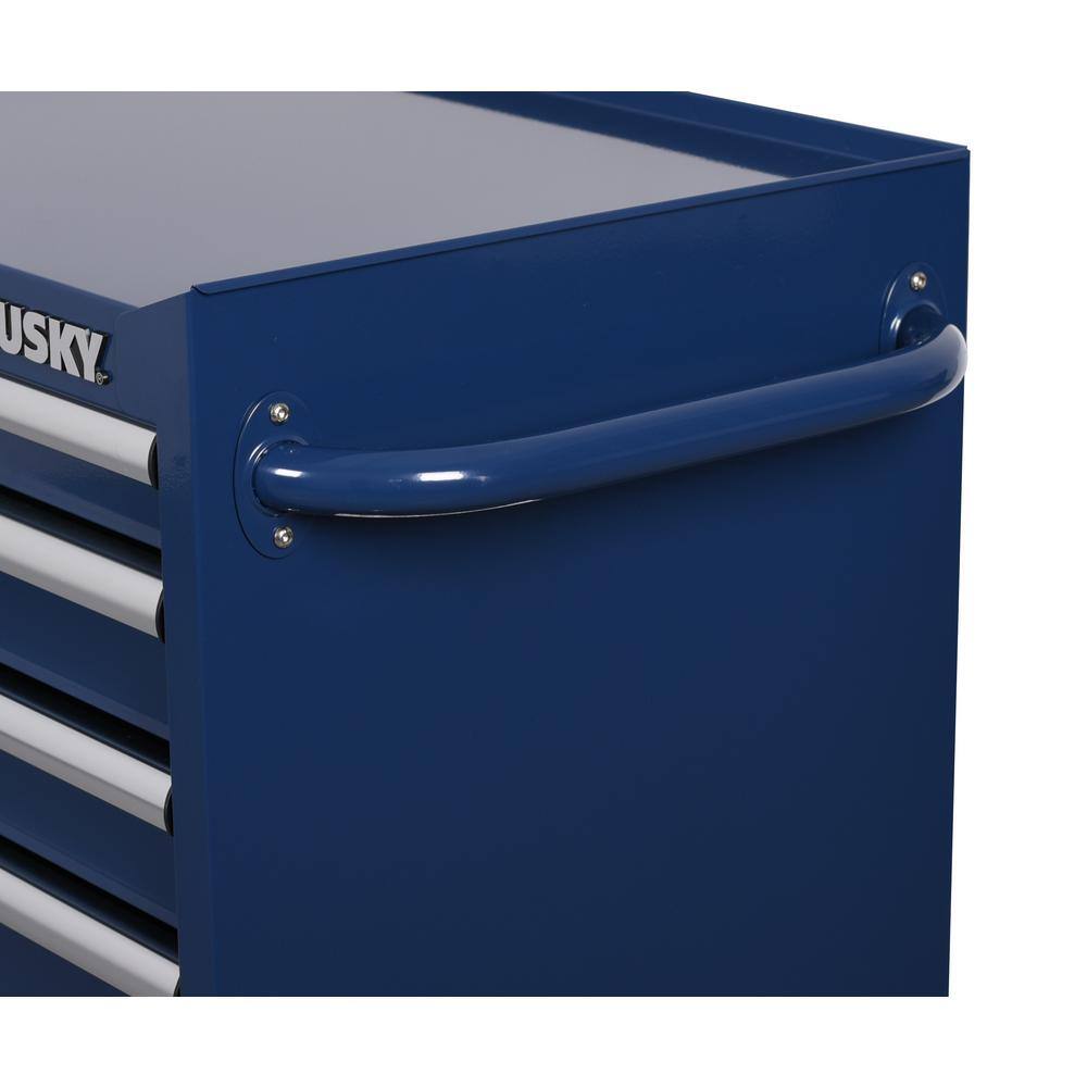 Husky 27 in. 10-Drawer Blue Tool Chest Combo H27CH5TR5BLU