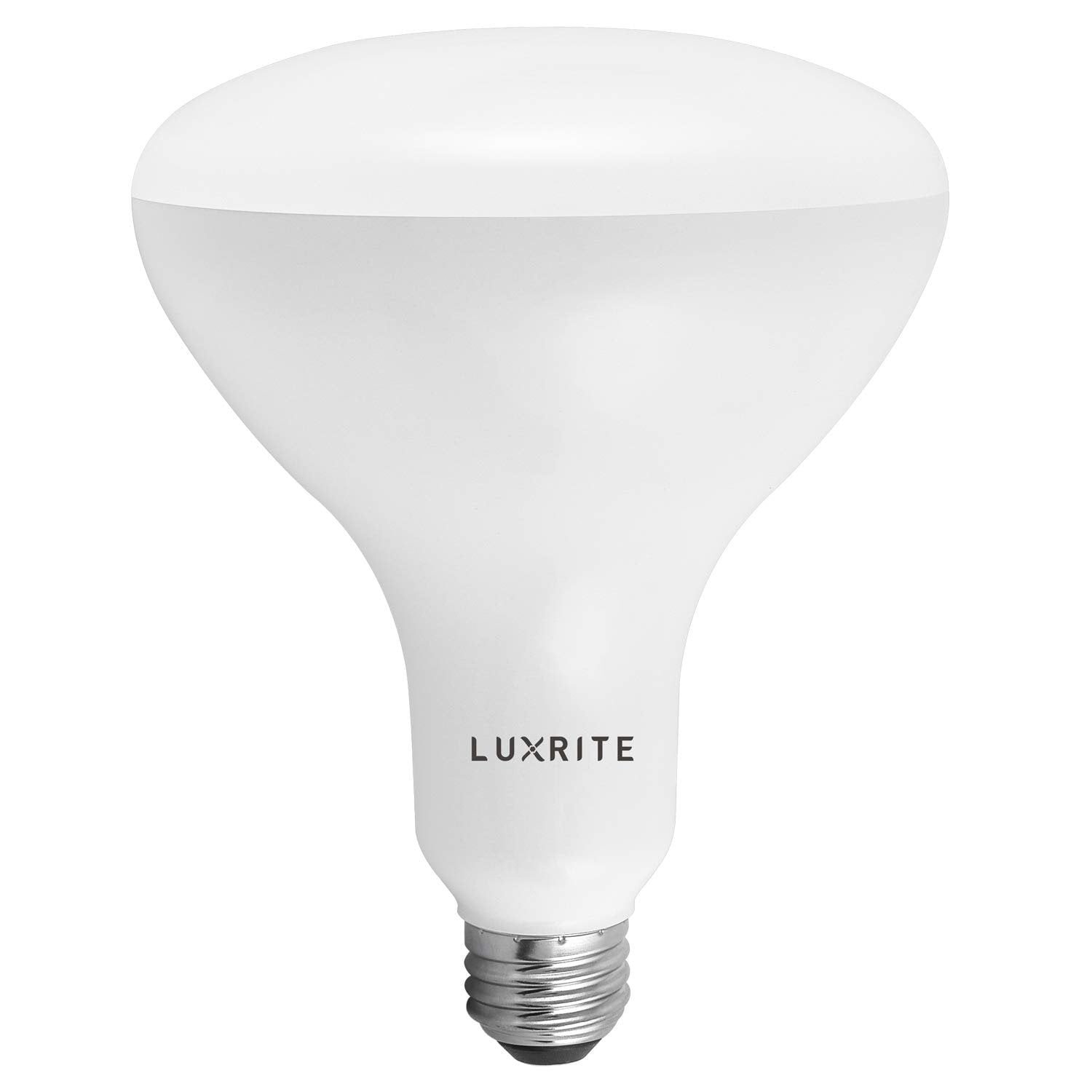 Luxrite BR40 LED Flood Light Bulbs， 14W=85W， 2700K Warm White， Dimmable， 1100 Lumen， E26 Base， UL Listed， Damp Rated