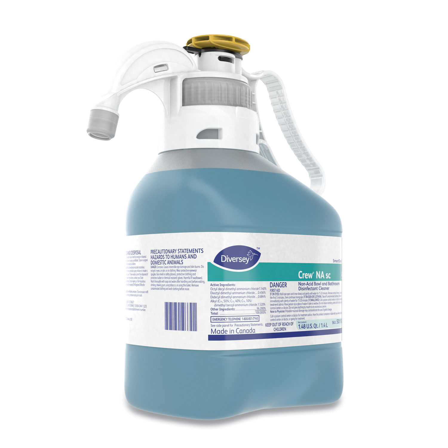 Crew Non-Acid Bowl and Bathroom Disinfectant Cleaner by Diverseyandtrade; DVO5019237