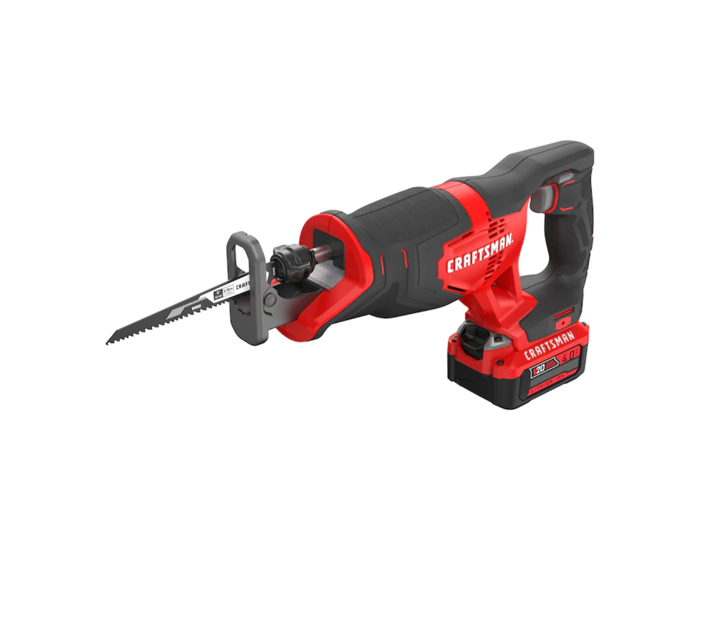 CRAFTSMAN CMCS300M1 V20 20-volt Max Variable Speed Cordless Reciprocating Saw (Charger Included and Battery Included)