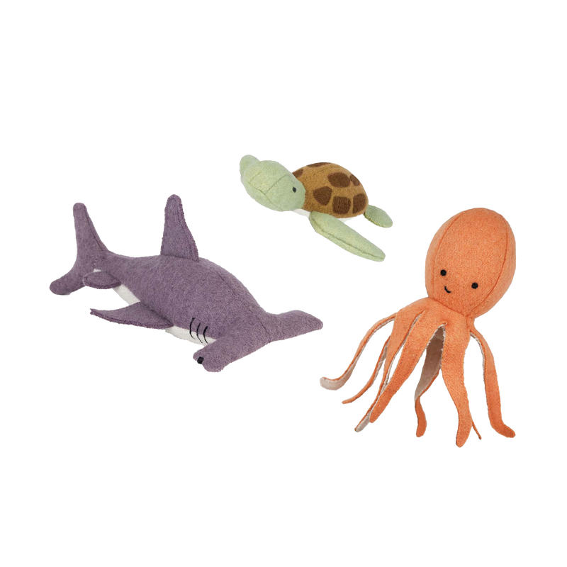 Holdie Marine Animals - Set of 3 by Olli Ella