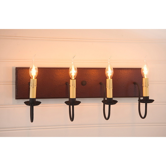 Irvin's Tinware 9185TPLR 4 Light Vanity Light in A...