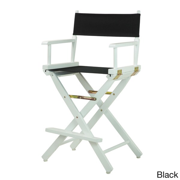 White Frame 24-inch Director's Chair