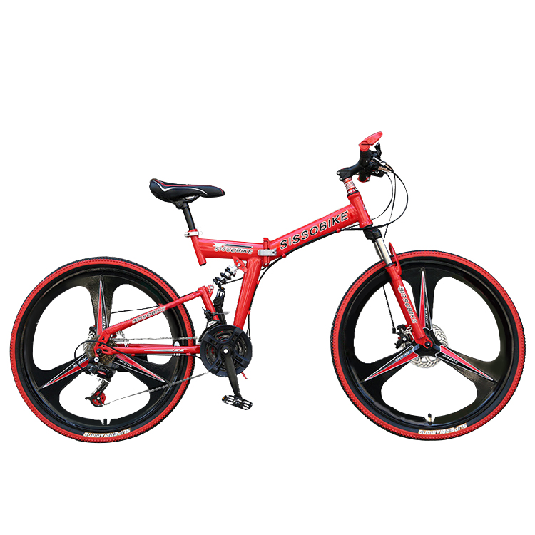 Bicycle supplier foldable frame full suspension cycle mountainbike folding mountain bike bicycle 26 inch cycle