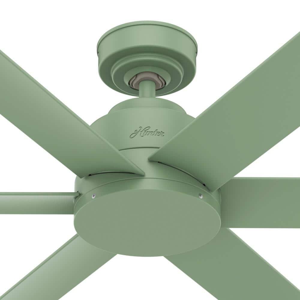 Hunter Kennicott 44 in IndoorOutdoor Dusty Green Ceiling Fan