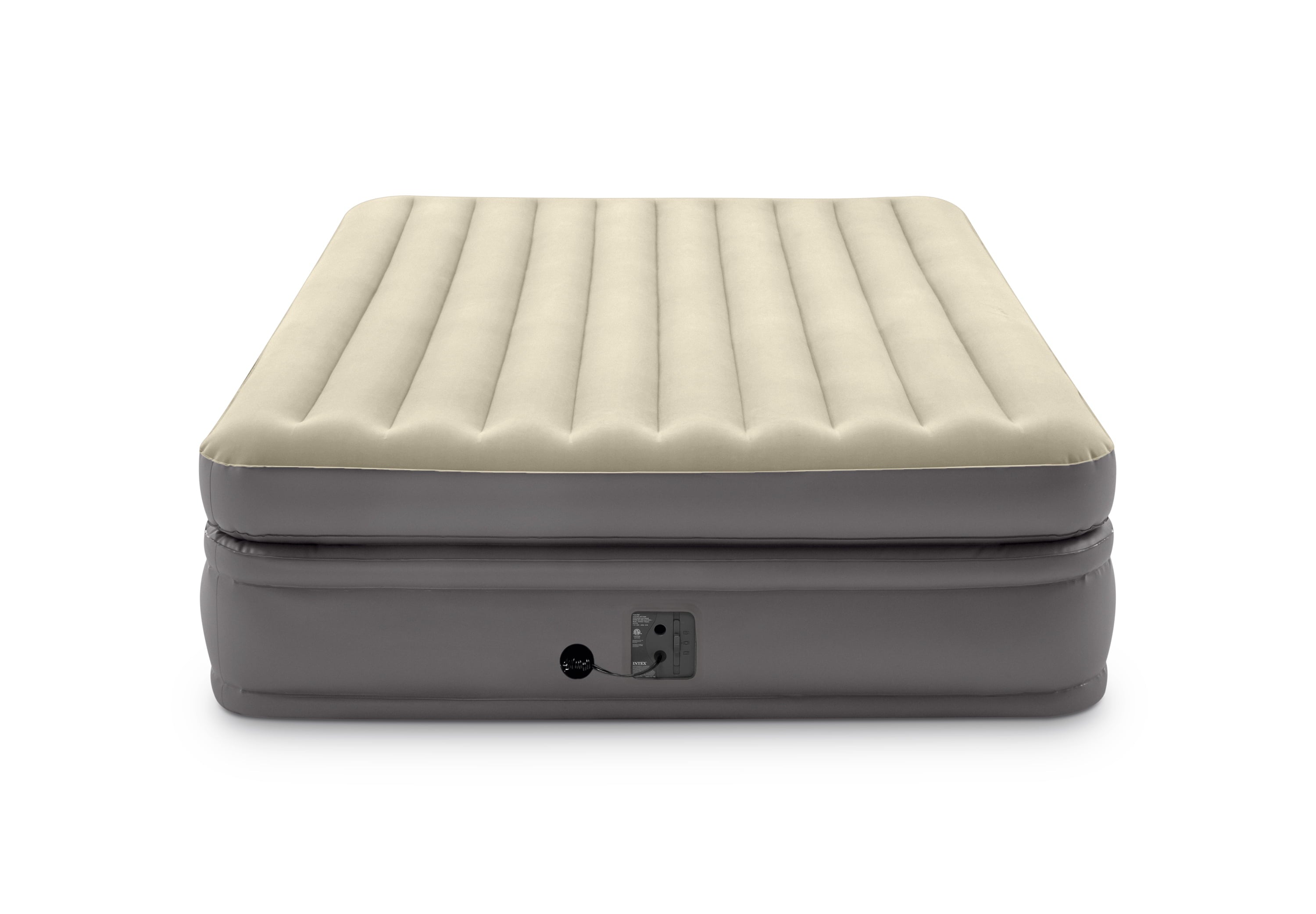 Intex -Queen Comfort Elevated Fiber-Tech Airbed