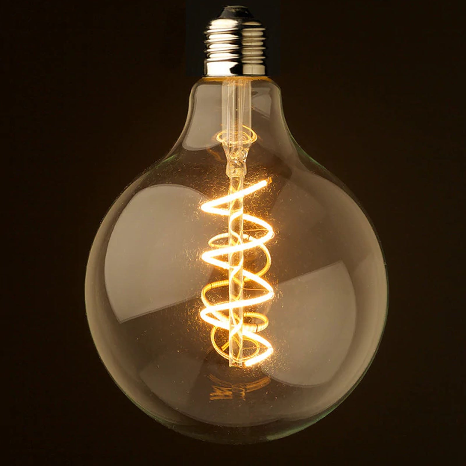 Led E27 Vintage Bulb G125 Spiral Soft