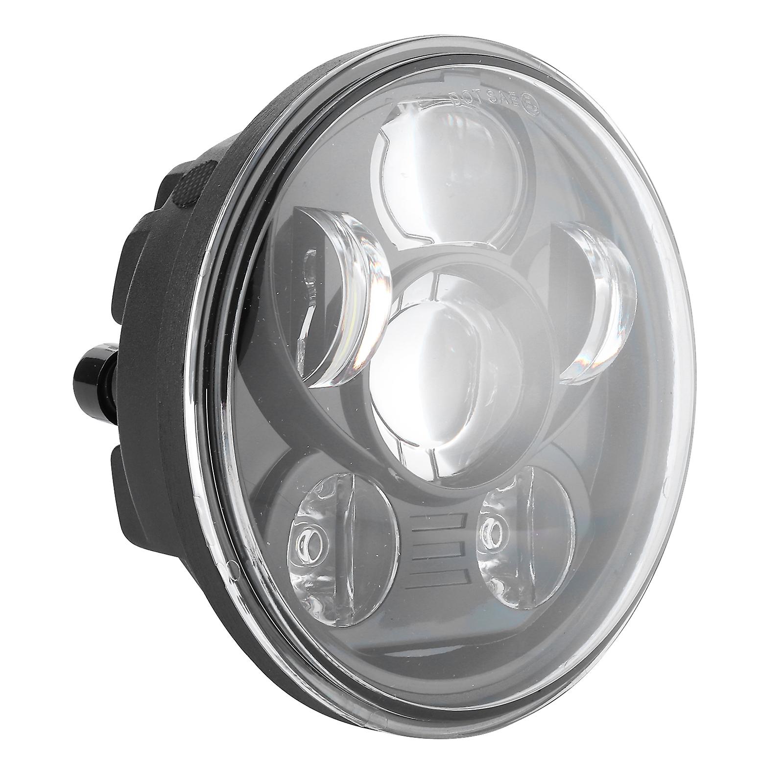 5.75in 75w Led Headlight 6500k High Birhgtness Motorcycle Headlamp Fit For Jeep Wrangler