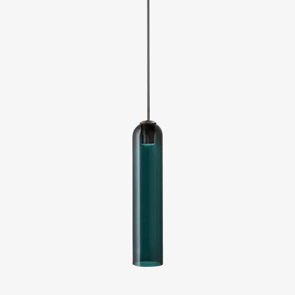 Long Tube Glass Pendant Light