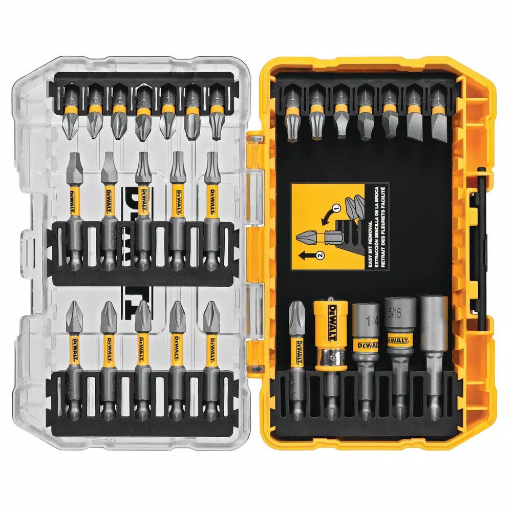 DEWALT MAXFIT Screwdriving Set with Sleeve (30-Piece) and#8211; XDC Depot