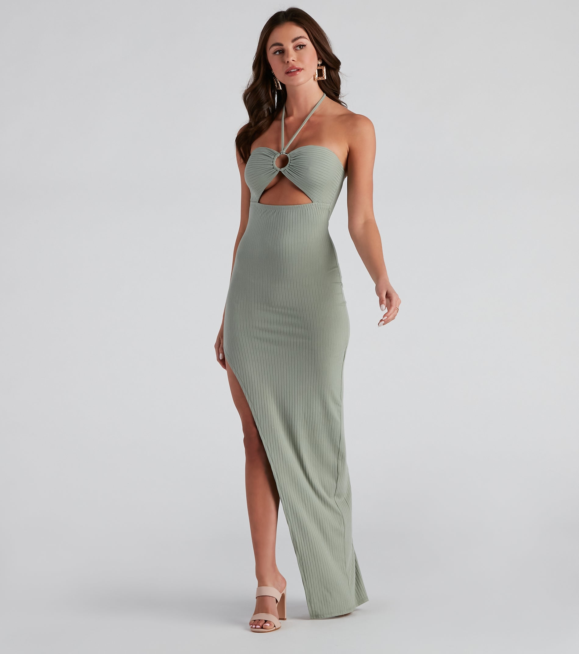 Sultry Summer Halter Maxi Dress