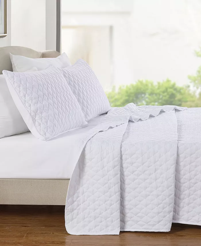 Videri Home Diamond Stitched Quilt Sets