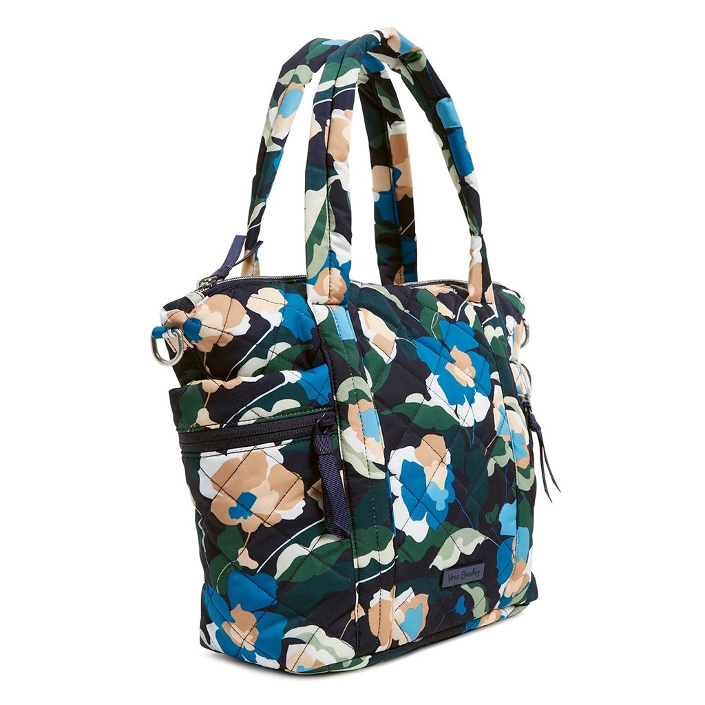 Vera Bradley  Small Multi-Strap Tote Bag in Immersed Blooms