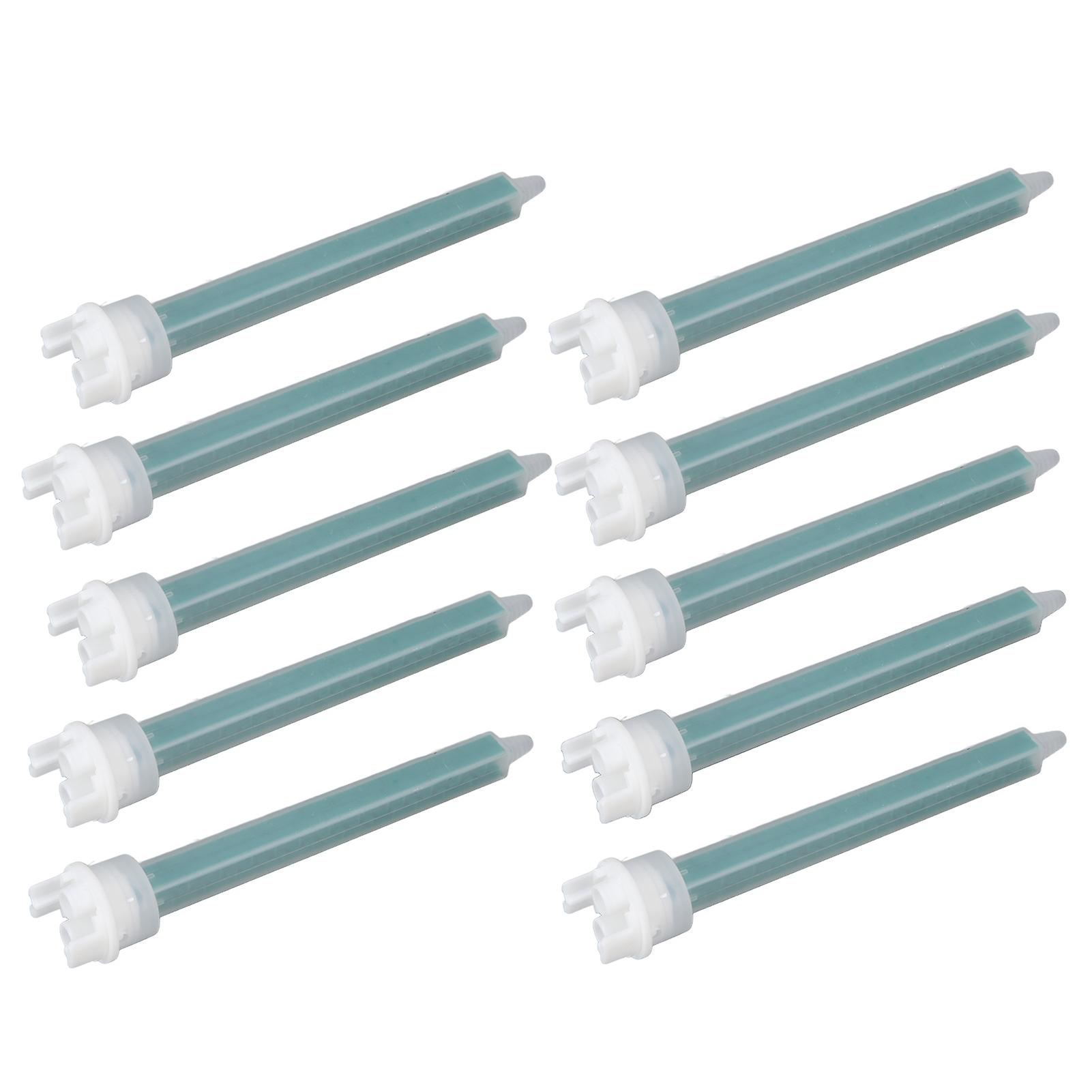 10pcs Mixing Nozzles Plastic Prevent Blocking Adhesive Glue Mixing Nozzle For Applicator