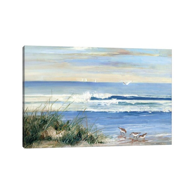 Beach Combers By Sally Swatland Unframed Wall Canvas Icanvas