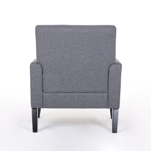 Button Tufted Upholstered Arm Chairs Comfy Reading Accent Chairs Sofa with Resilient Sponge Cushions， for Living Room， Bedroom