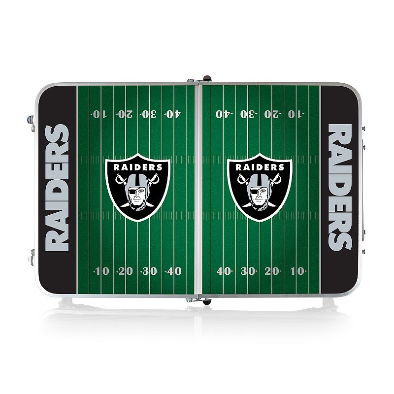 Picnic Time Las Vegas Raiders Mini Portable Folding Table