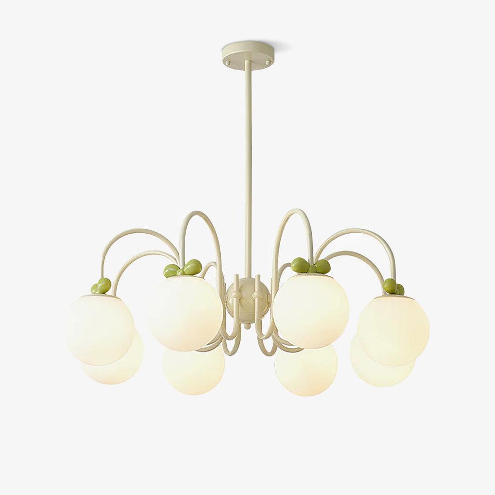 Cream Cherry Chandelier