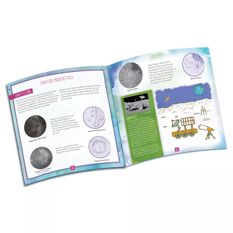 Educational Insights Nancy B's Moon Scope and Sky Gazer's Activity Journal Set