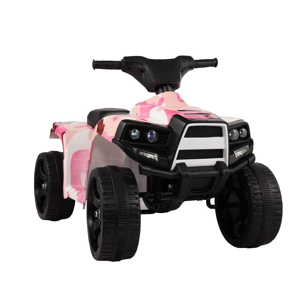 Kids Ride On ATV, 6V Electric Ride On Toy Car, 4 Wheeler for Kids Age 1-2.5, Rechargeable Battery Quad Bike for Boys/Girls, Camo Pink