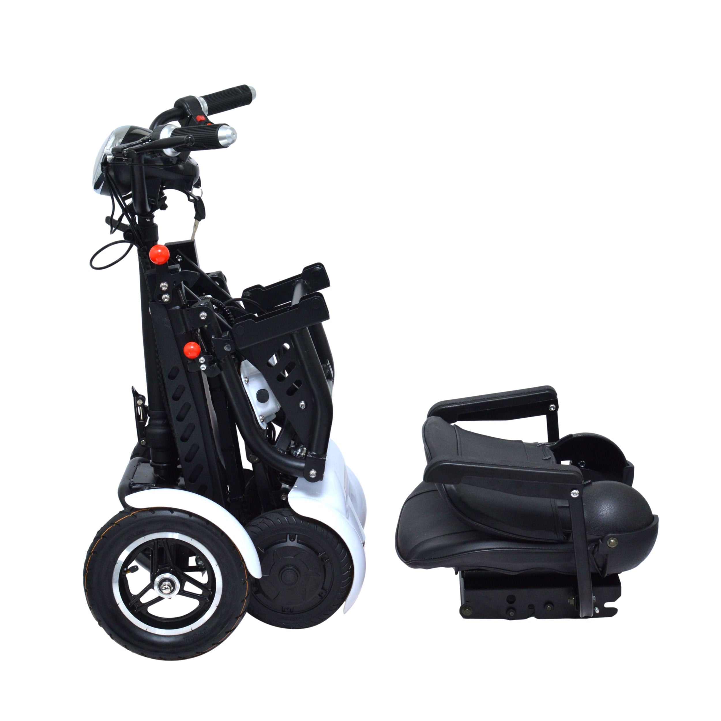 Foldable Mobility Scooter, 4 Wheels Motorized Lightweight, 300 lb Capacity