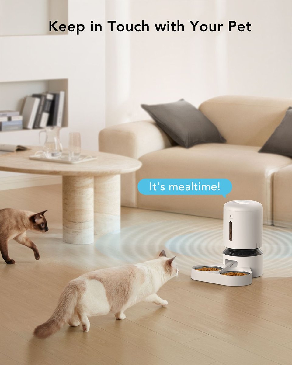 Petlibro Granary WIFI 2.4g and 5G Automatic Two Cat Feeder