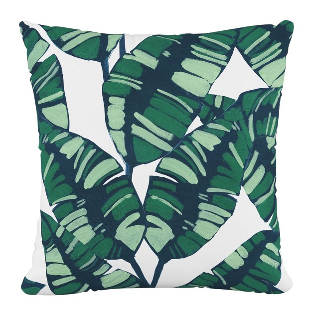 Skyline Furniture Square Outdoor Throw Pillow Palm Springs Green