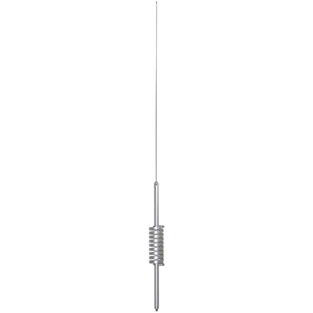 Tram 37 000 watt Big Flatcat Trucker Aluminum Cb Antenna With 51 1 4 inch Stainless Steel Whip And 9 inch Shaft