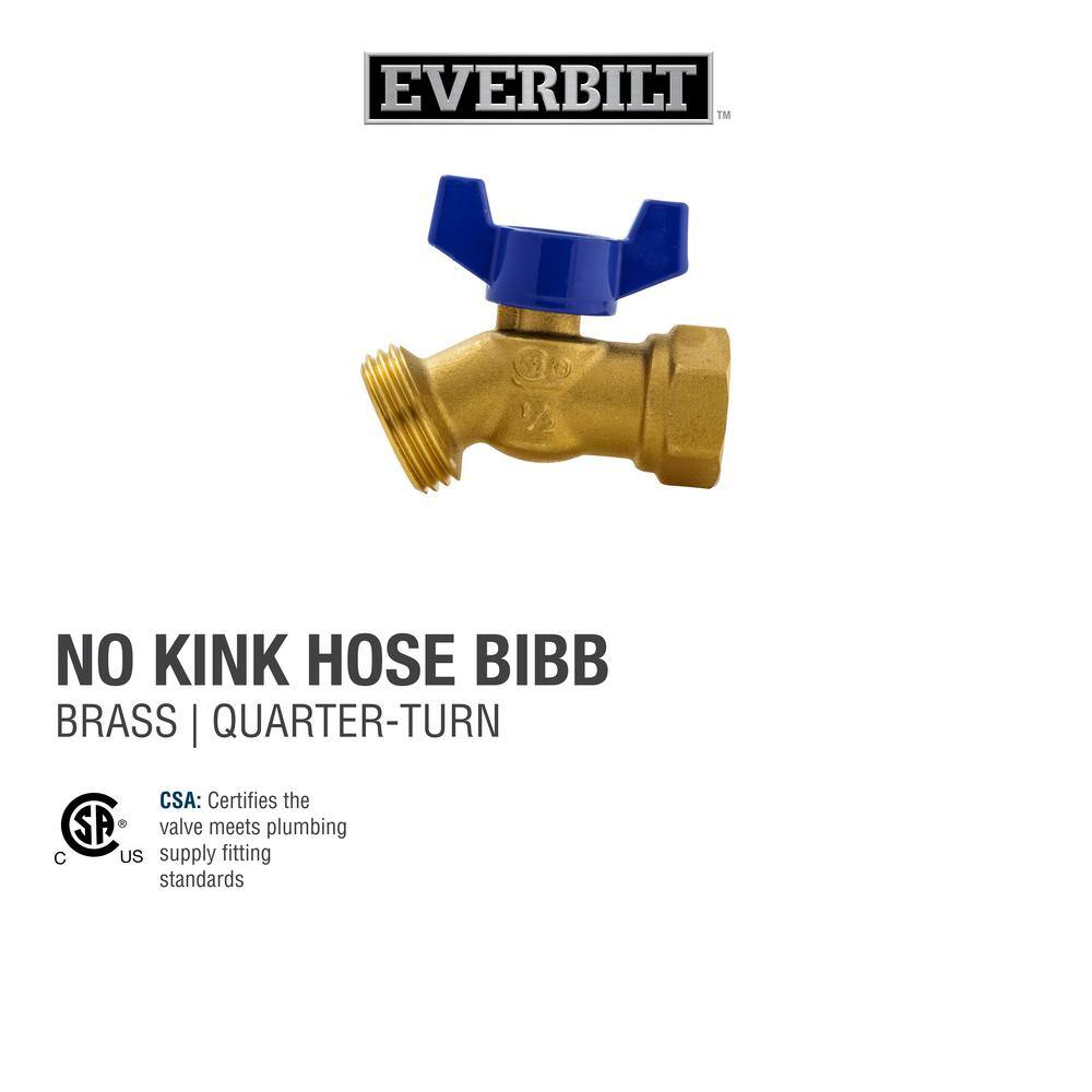 Everbilt 12 in. Brass Female Hose Bibb 102-453EB