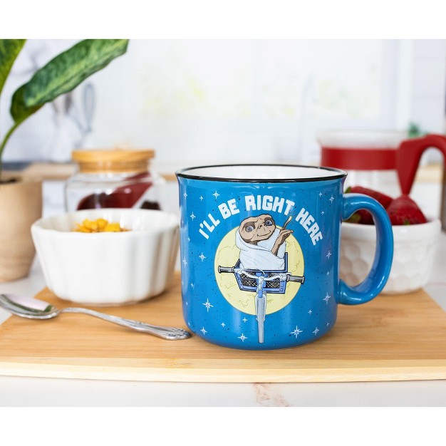 Silver Buffalo E t The Extra terrestrial Ceramic Camper Mug Holds 20 Ounces