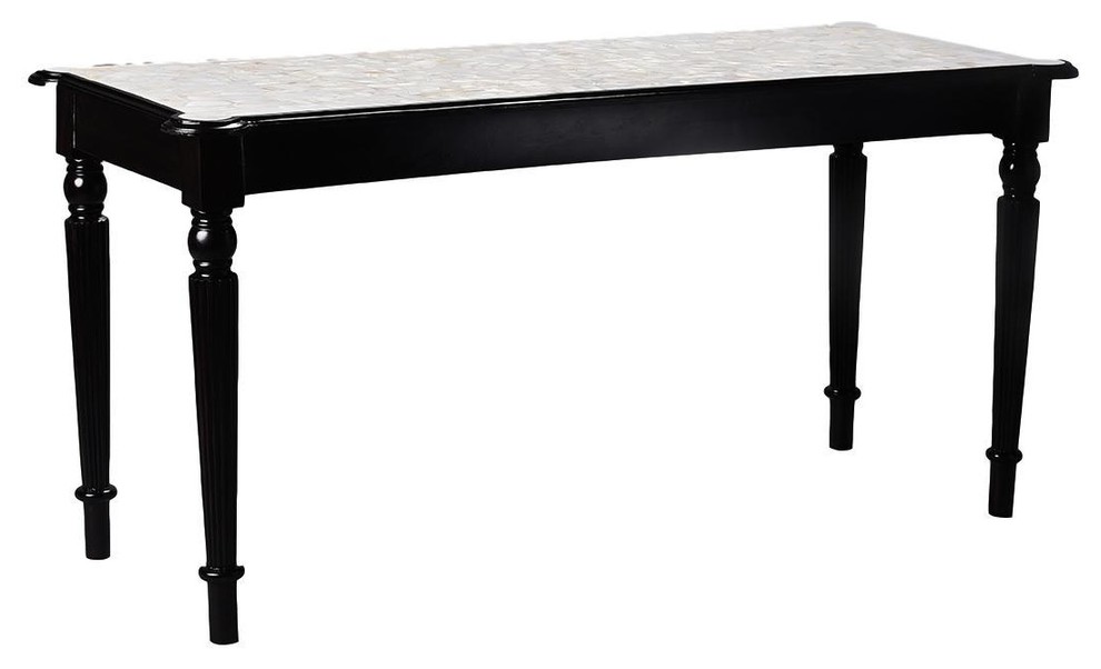 British Colonial Overlay Console Table   Beach Style   Console Tables   by Mantra Furnishings  Houzz