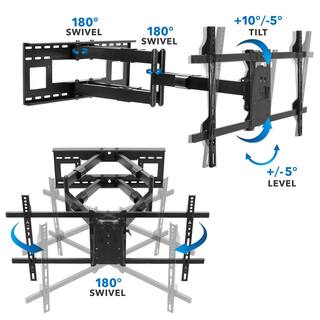 mount-it! Dual TV Wall Mount with Extension MI-392