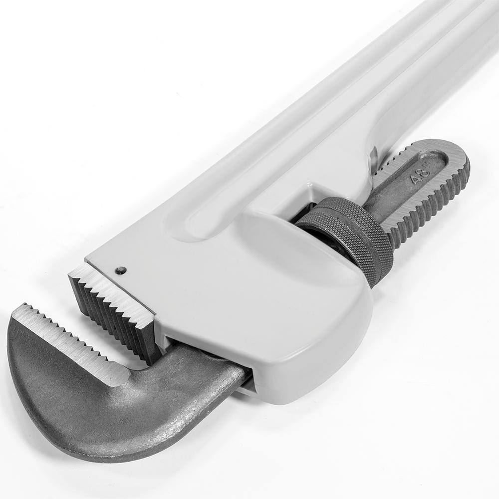 Stark 48 in. Plumbers Aluminum Straight Pipe Wrench 18847