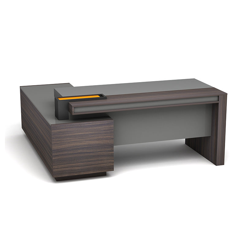 RADDIX Executive Desk with Right Return 1.8M - Brown