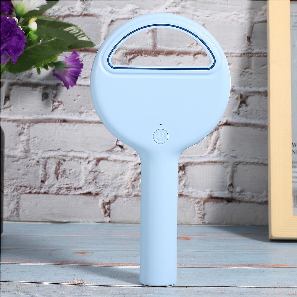 Handheld Charging Small Fan Leafless Usb Mini Portable Desktop Bedside Universal T9blue