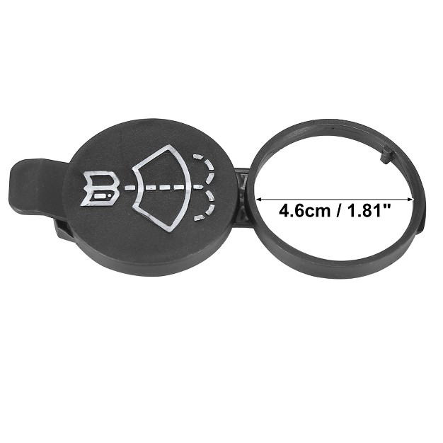 Unique Bargains 13227300 Windshield Wiper Washer Fluid Reservoir Tank Bottle Cap For Chevrolet For Gmc For Cadillac For Buick Black