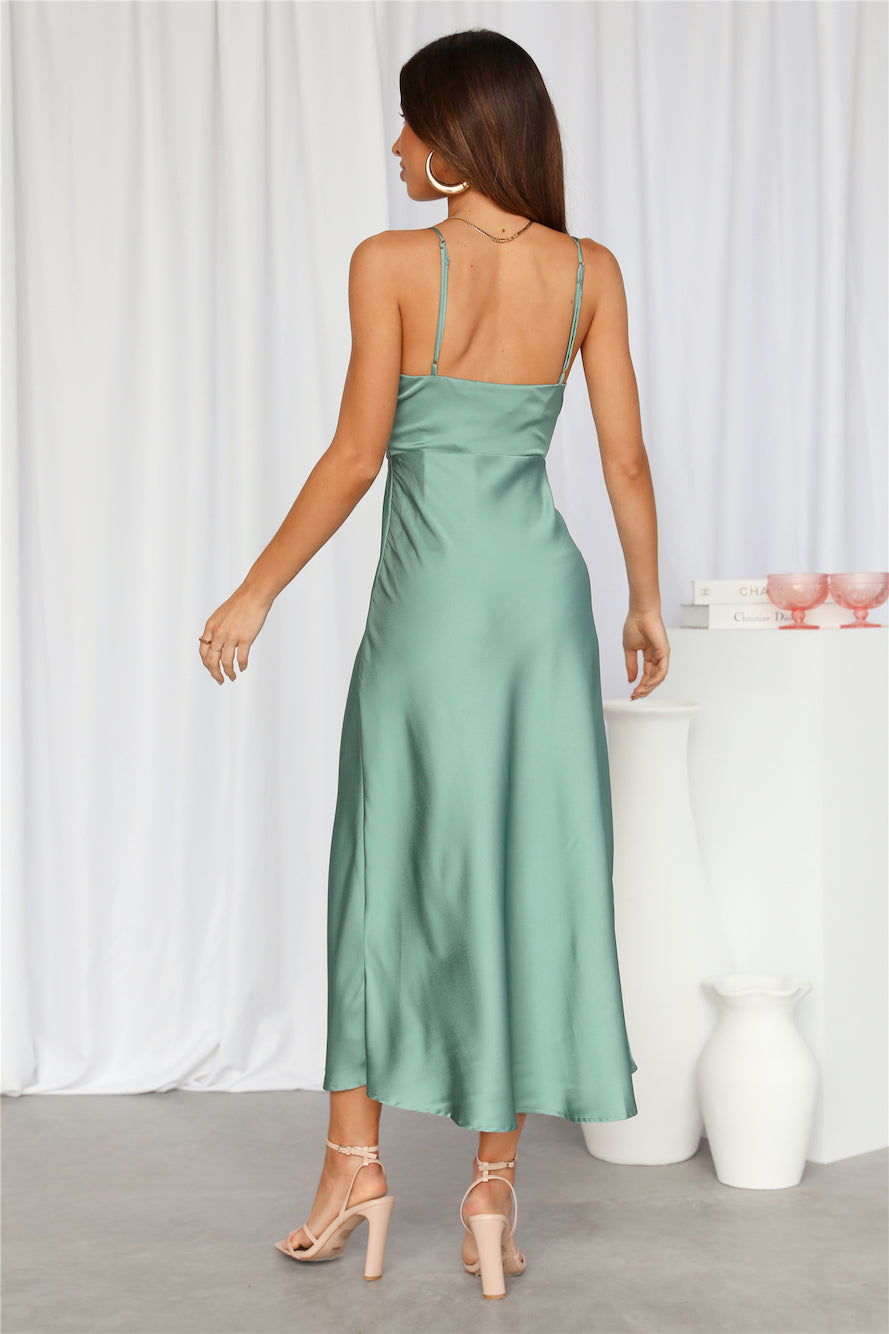 Ill Be Yours Maxi Dress Green