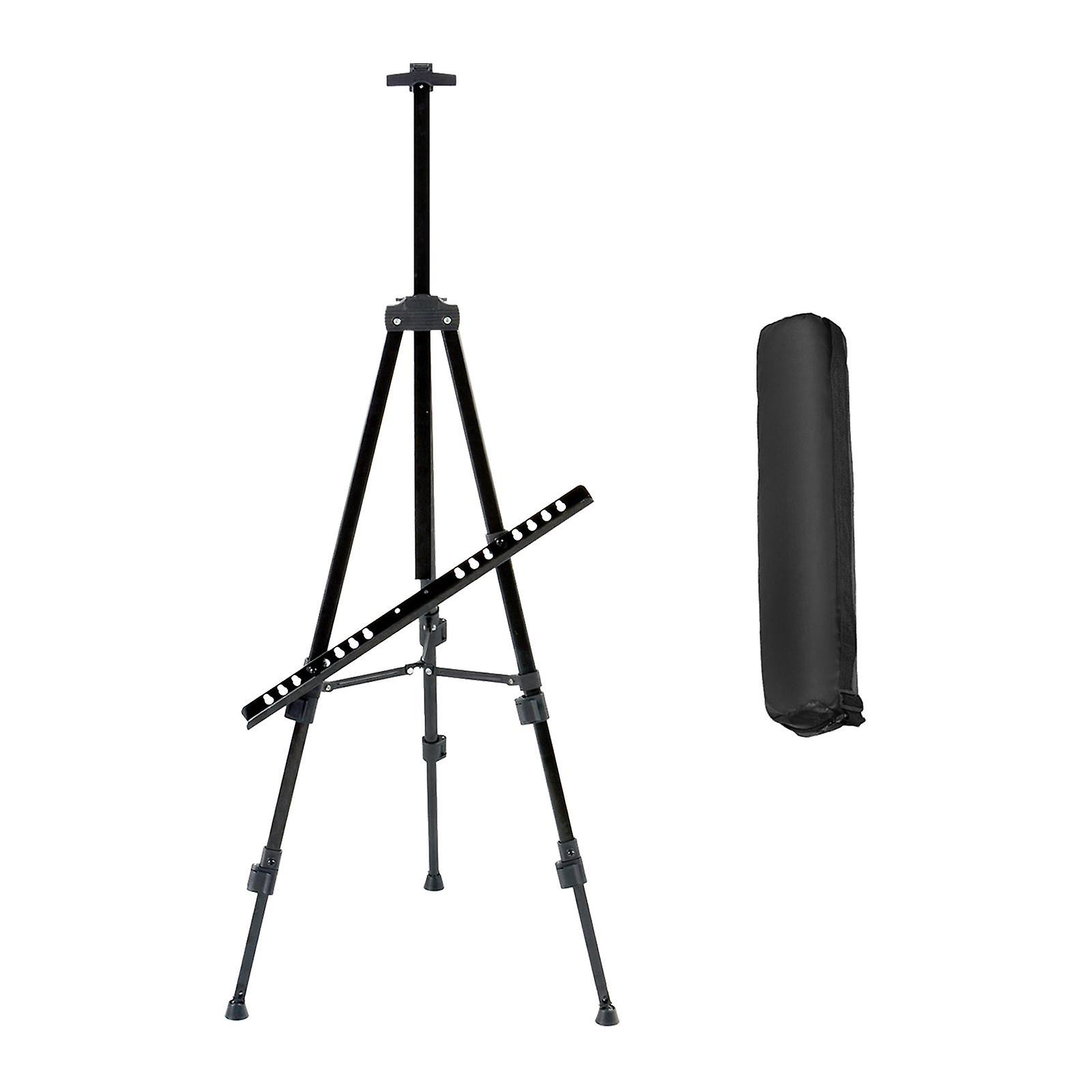 Tripod Easel Stand With Bag Photo Display Easel For Wedding Photo Wood Board D