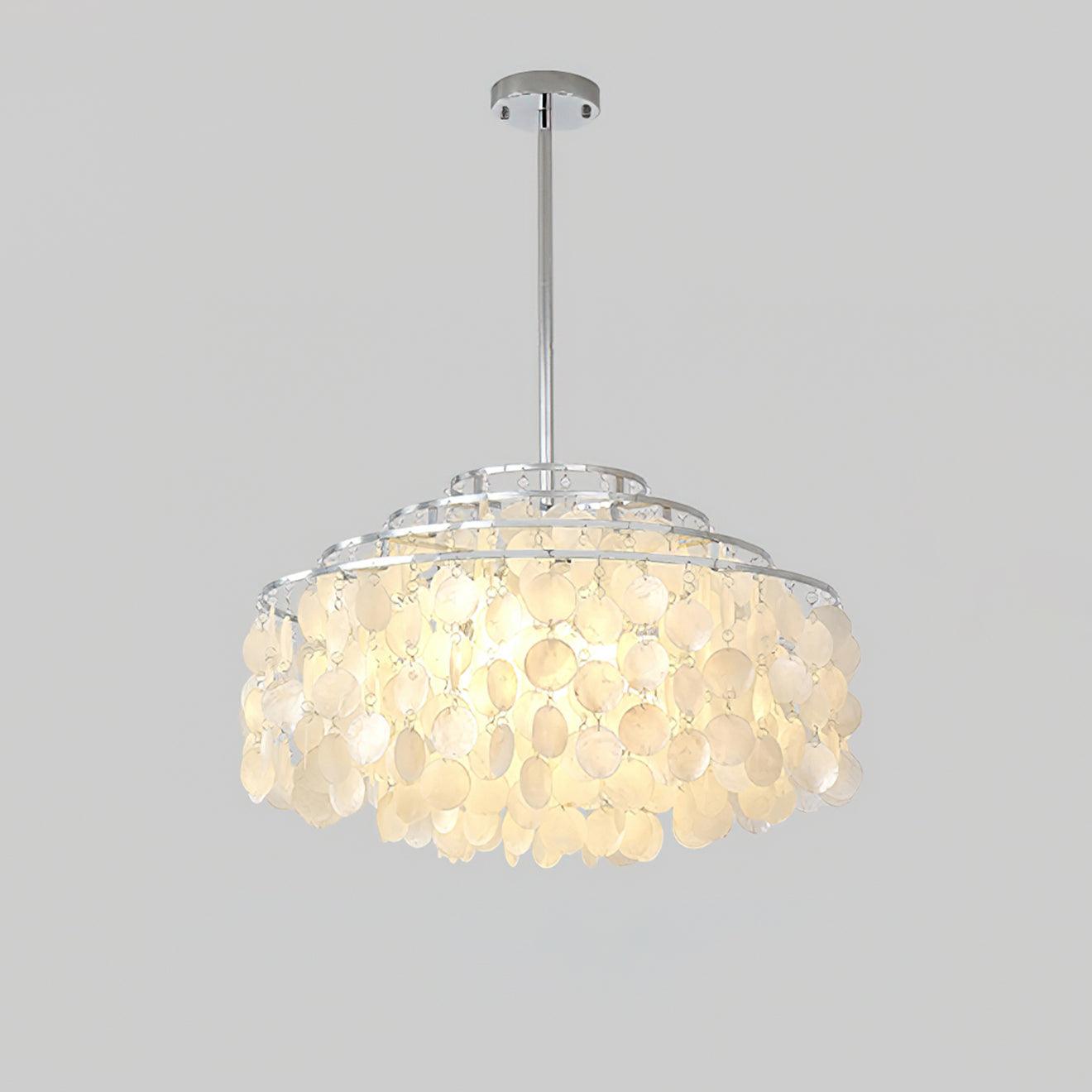 Round Shell Chandelier B