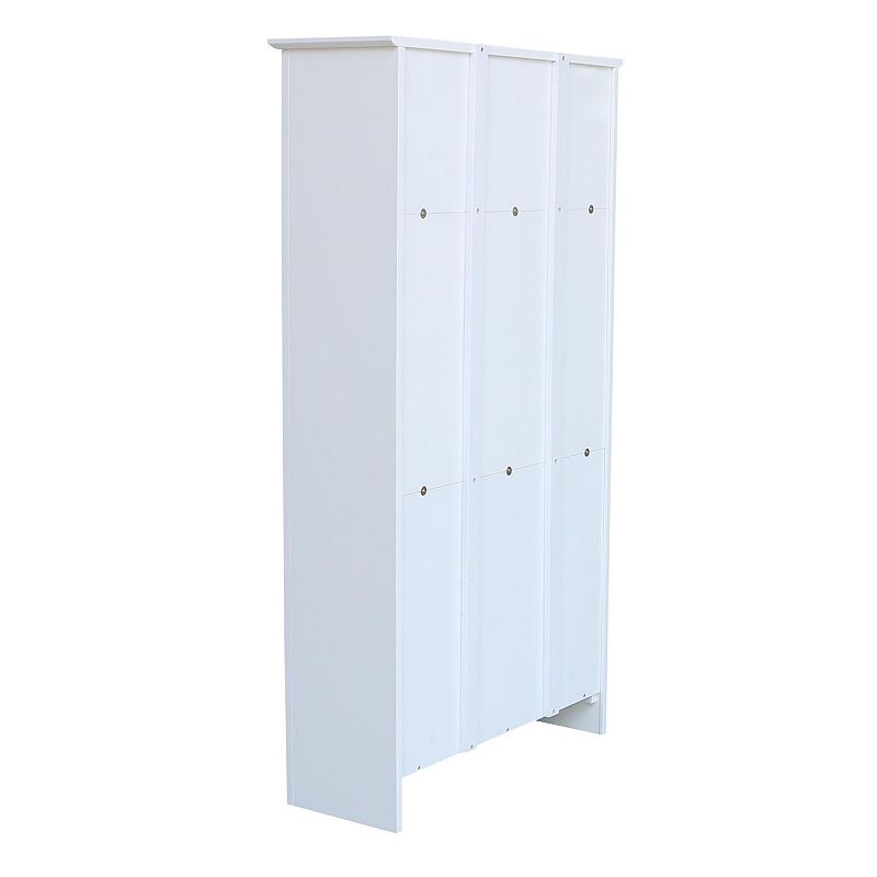 International Concepts Shaker White 5-Shelf Bookcase