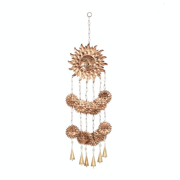 Iron Eclectic Sun Windchime Gold Olivia amp May