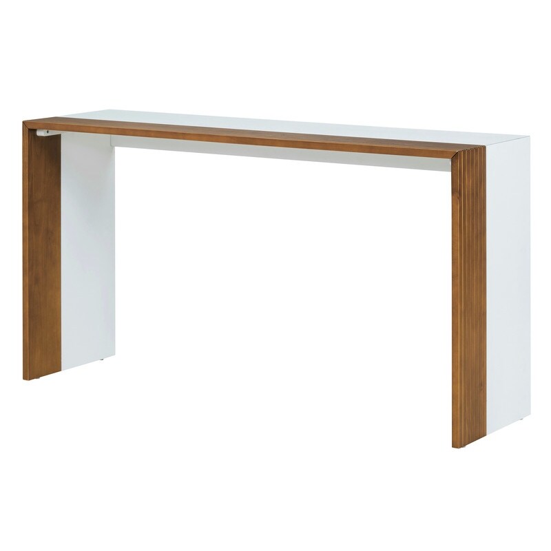 Modern Console Table  Color blocked Sofa Table  Narrow Entryway Table for Hallway  Behind The Couch  Living Room  Foyer