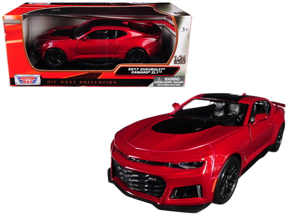 Motormax 2017 Chevrolet Camaro ZL1 Burgundy 1/24 D...