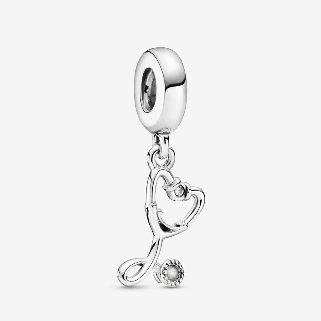 PANDORA  Stethoscope Heart Dangle Charm