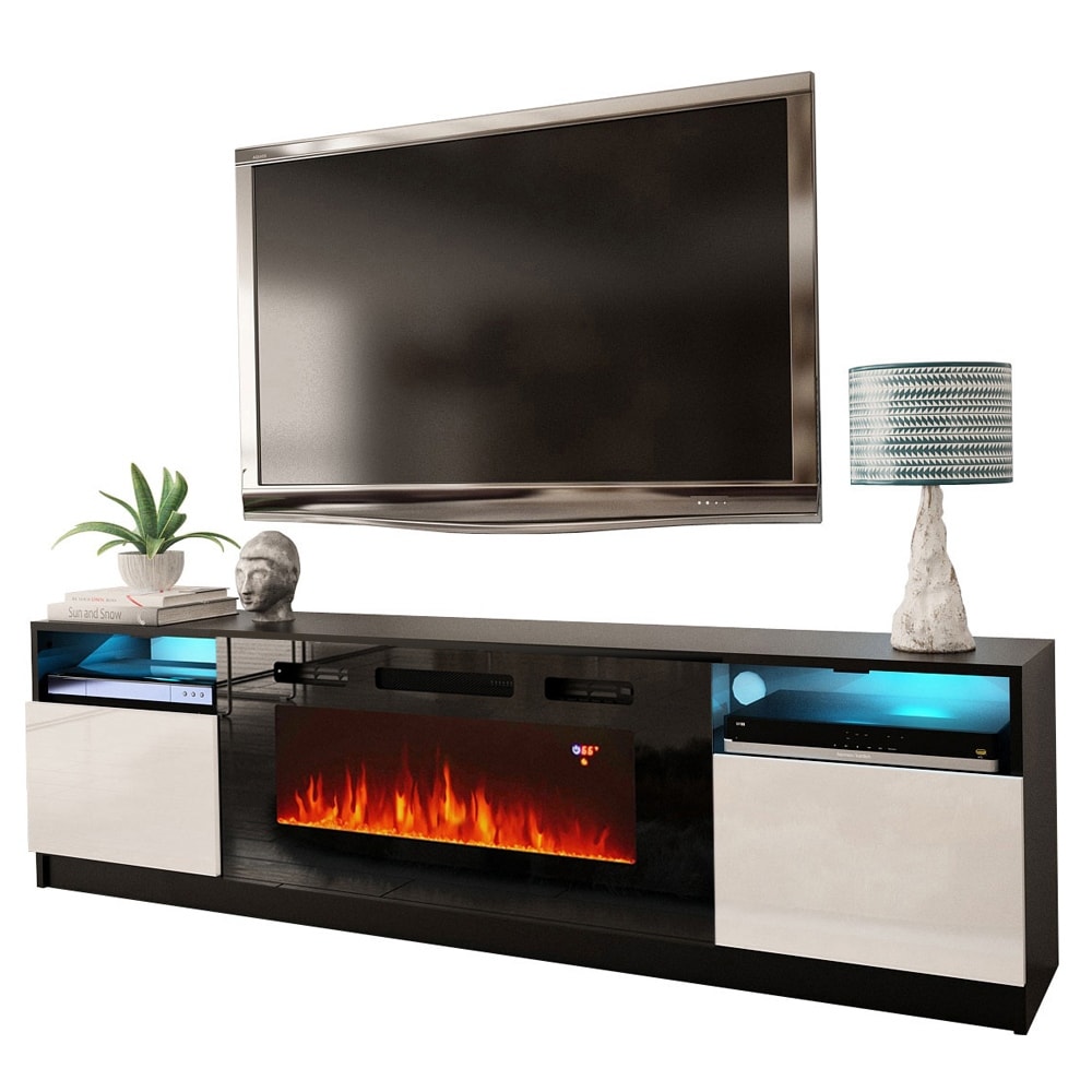 Strick   Bolton Amsden Electric Fireplace TV Stand