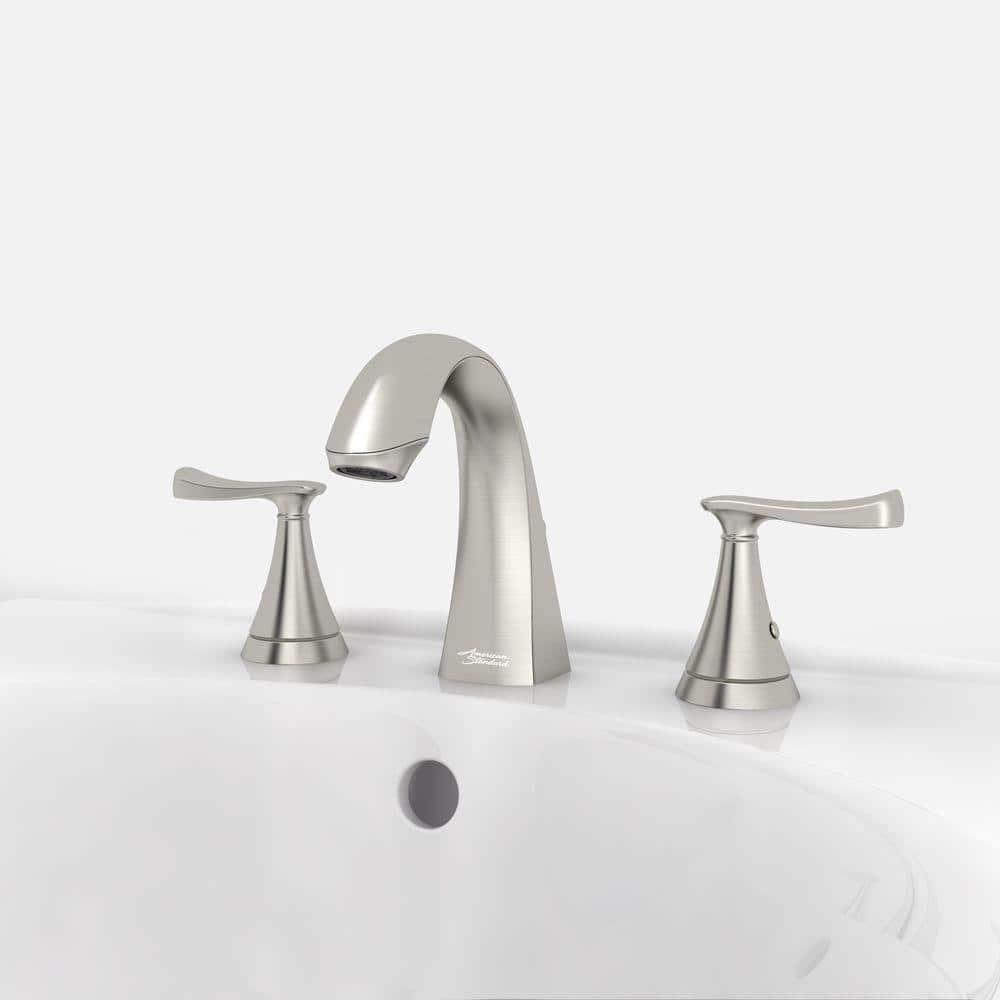 American Standard Chatfield 8 in Widespread 2Handle Bathroom Faucet in Brushed Nickel