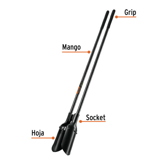 Truper 11981 48 Steel Handle Post Hole Digger