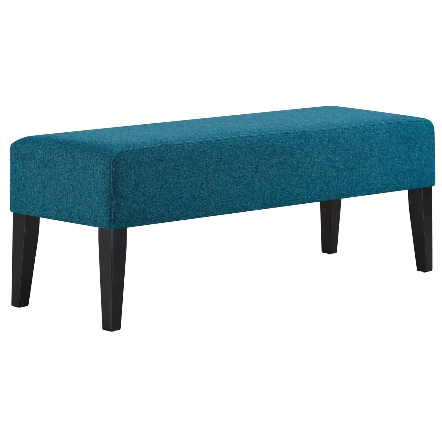 Modern Contemporary Urban Design Bedroom Living Room Bench, Blue, Fabric