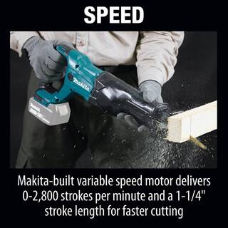 Makita 18V LXT Lithium-Ion Cordless Variable Speed Reciprocating Saw (Tool-Only) XRJ04Z