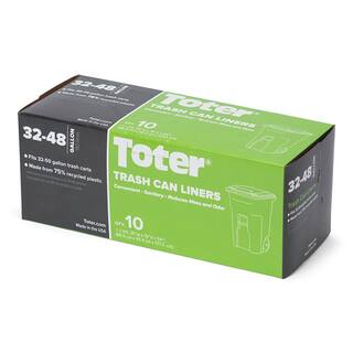 Toter 48 Gal. Trash Can Liners (10-Count) GB048-R1000